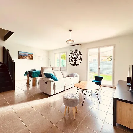 10min De La Maison 6 Personnes Avec Climatisation Jardin