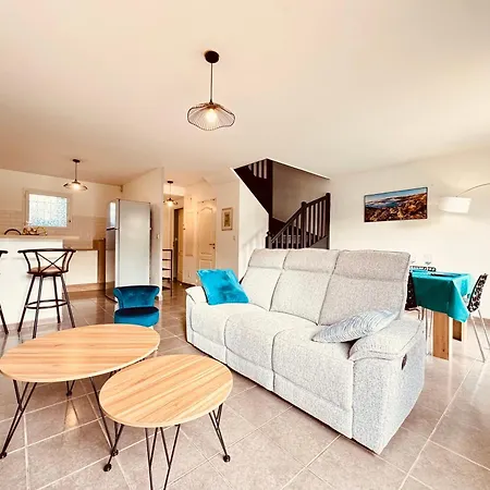 Feriehus 10min De La Maison 6 Personnes Avec Climatisation Jardin