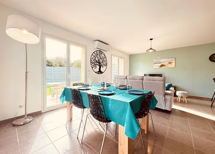 10min De La Maison 6 Personnes Avec Climatisation Jardin Casa vacanze *