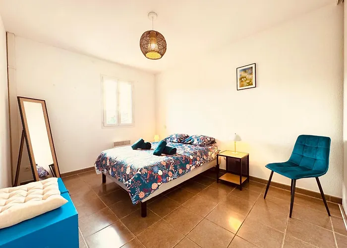 10min De La Maison 6 Personnes Avec Climatisation Jardin Casa vacanze *